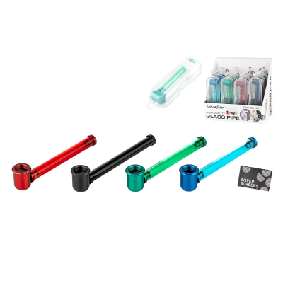 Dreamliner Glass/Metal Pipe 13cm 340833